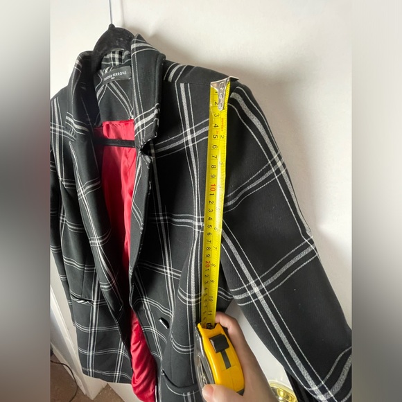 Sandro Ferrone (Roma) coat black and white check,size M - Picture 8 of 9
